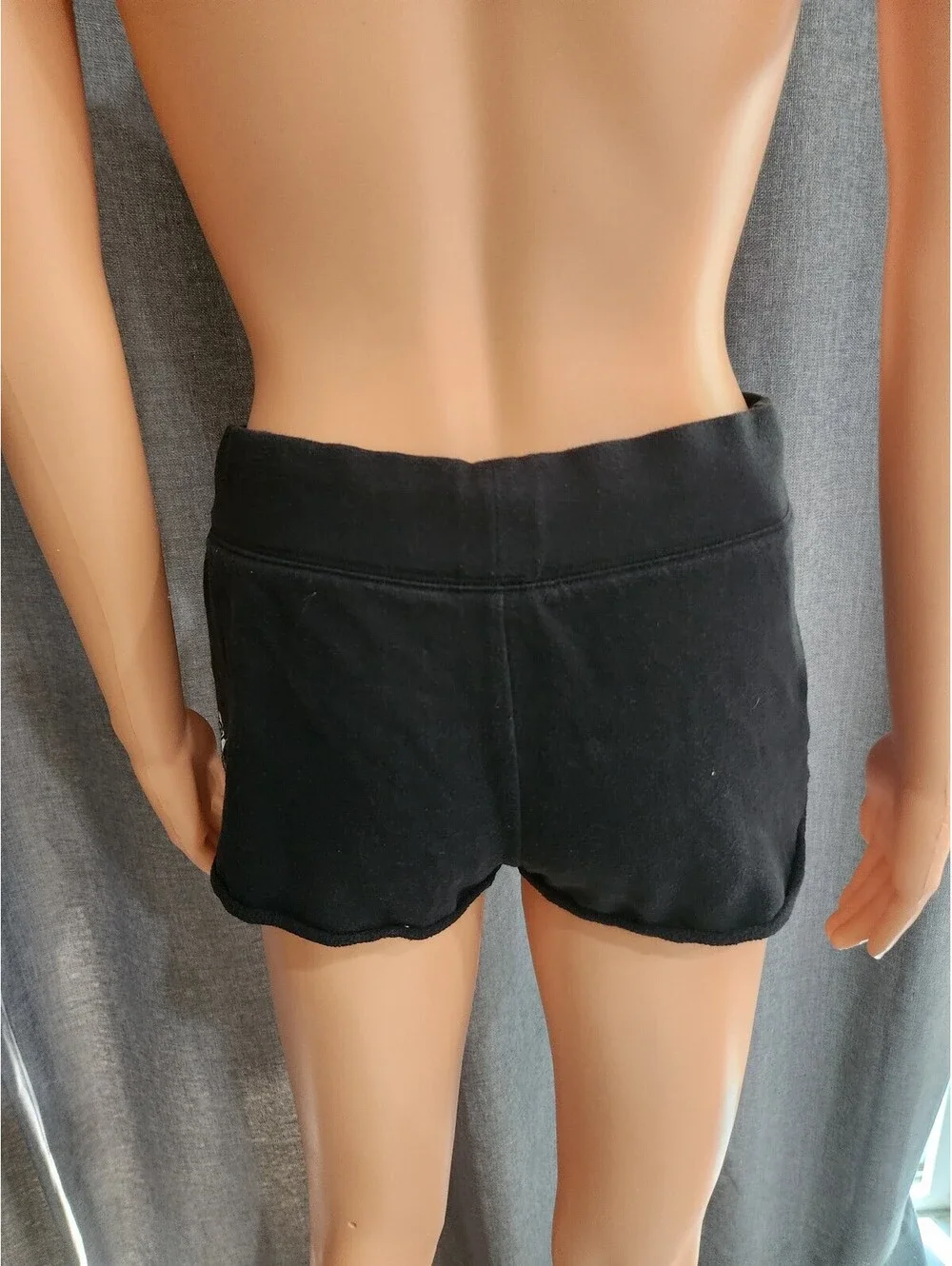 Victoria's Secret PINK Black Drawstring Lounge Shorts Size S